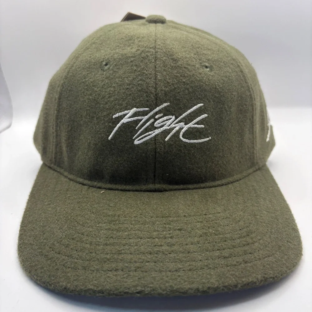 Jordan Flight Adult Unisex Olive Green Wool Blend S/M Baseball Cap New With Tags